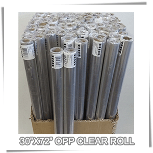 (3072oppclear)[Gift Wrap Rolls] 30X72 Inch OPP Cellophane Roll